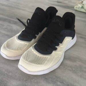 APL Women's Athletic Shoes in Black and Cream